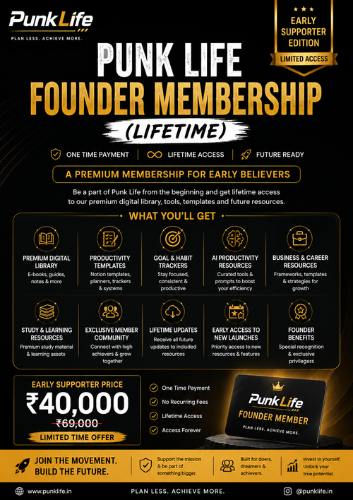 Punk Life Founder Membership (Lifetime)